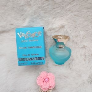 🧡NEW Versace pour femme dylan turquoise mini Perfum